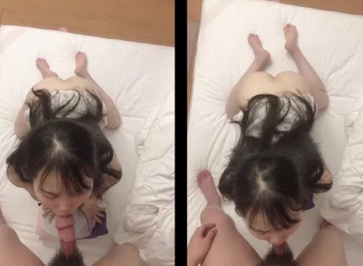 Vừa cởi quần em đã lao vào bú mút